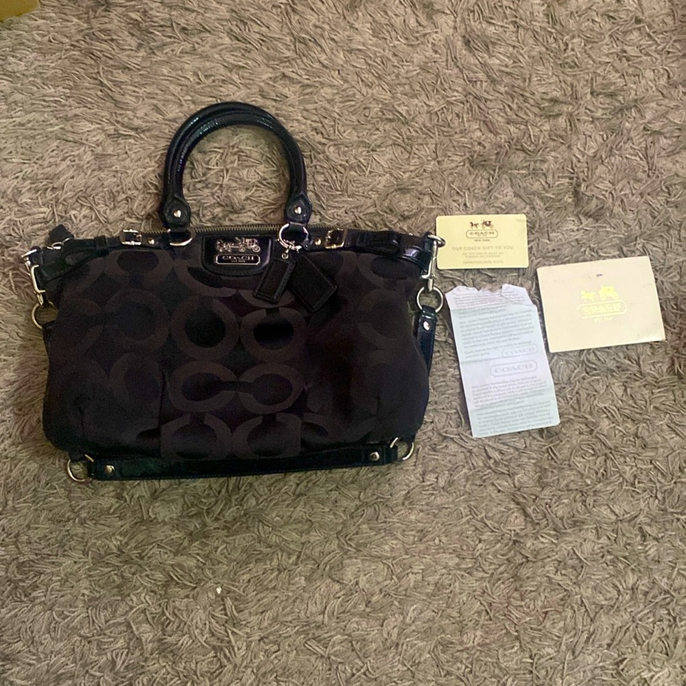 Coach black bag